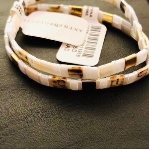 Free People Square Bead Stretch Bracelets (2)